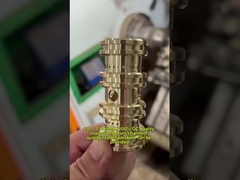 Partes usinadas de aço inoxidável e de latão