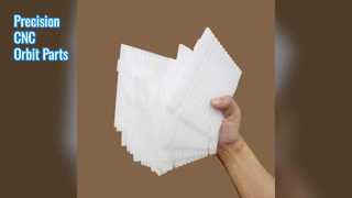Peças plásticas de órbita de usinagem CNC de precisão