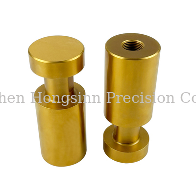 Bom preço Precision CNC Lathe Parts with +/-0.005mm Tolerance and Customized Color Anodizing Surface Treatment On-line